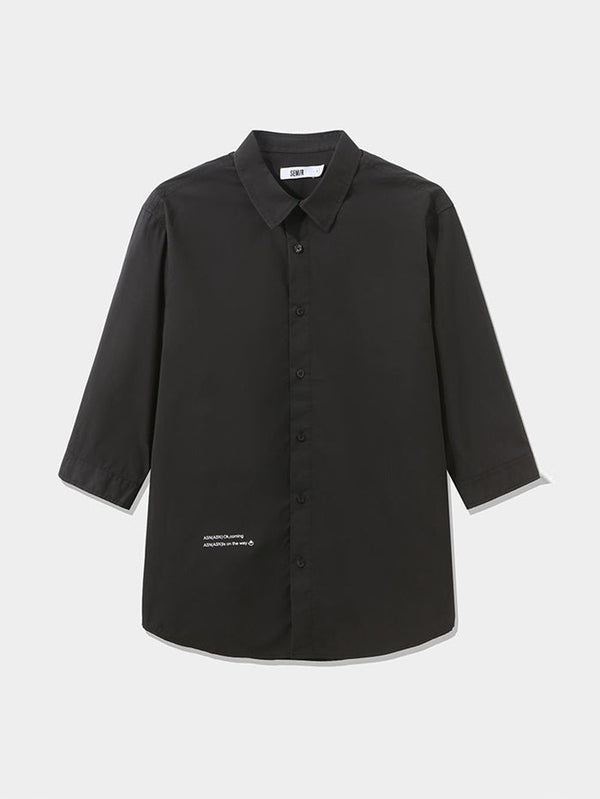 Men's Shirt With Small Wording Pints