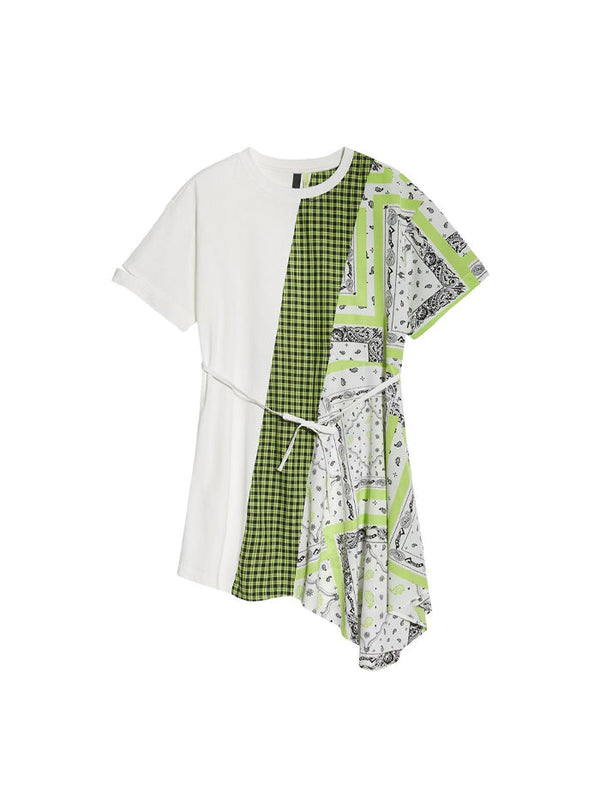 Women's Asymetric Printed Dress