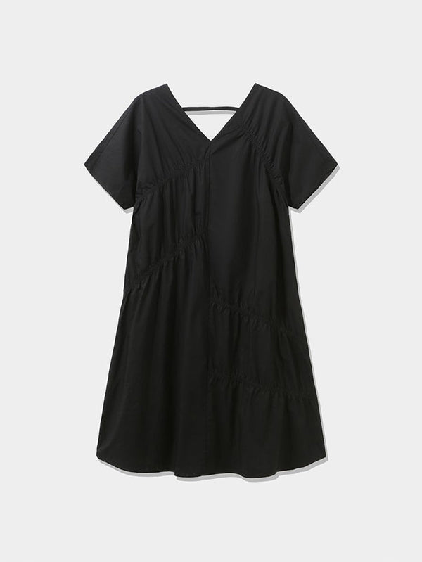 Women's Knee High Dress With Trim Details