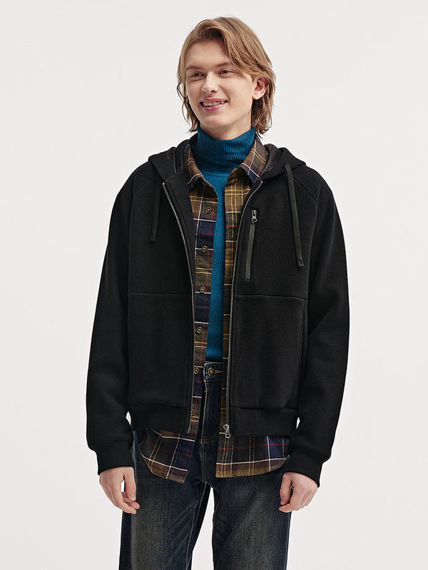 Unisex Solid Colored Winter Jacket