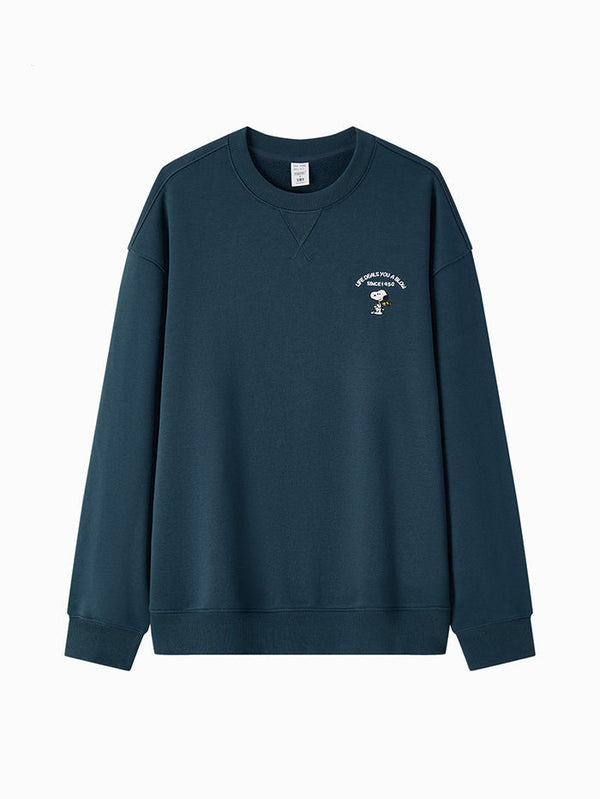 Unisex Sweatshirt With Embroidery
