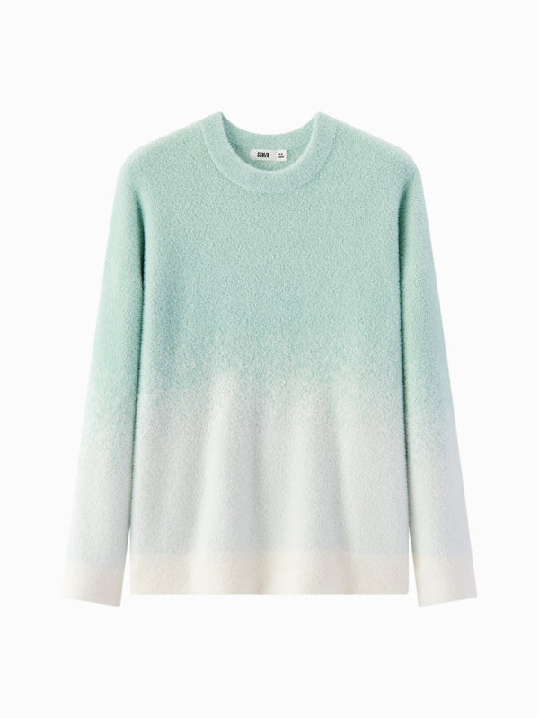 كنزة محبوكة بتأثير متدرج للنساء