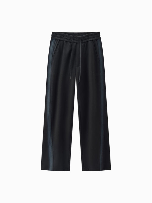 بنطلون واسع الأرجل مع خطوط جانبية للجنسين