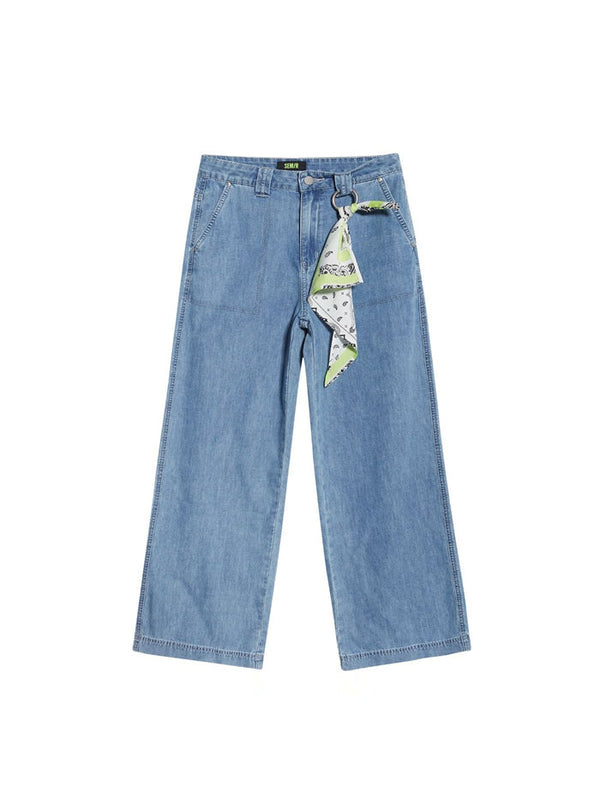 Women's Flowy Denim Pants