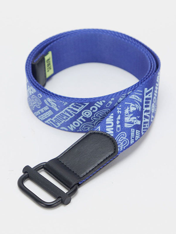 Women's Fabric Belt With Wording Prints