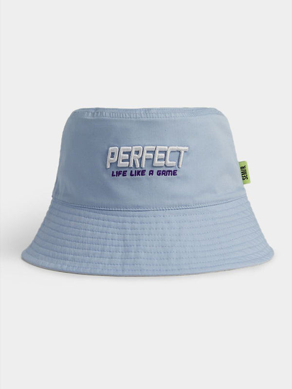 Women's Bucket Sun Hat With Embroidery Print