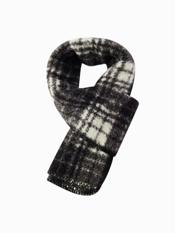 Women's Checked Pattern Scarf